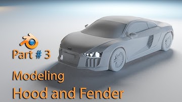 Blender 2.8 - Modeling Audi R8 - Part 3