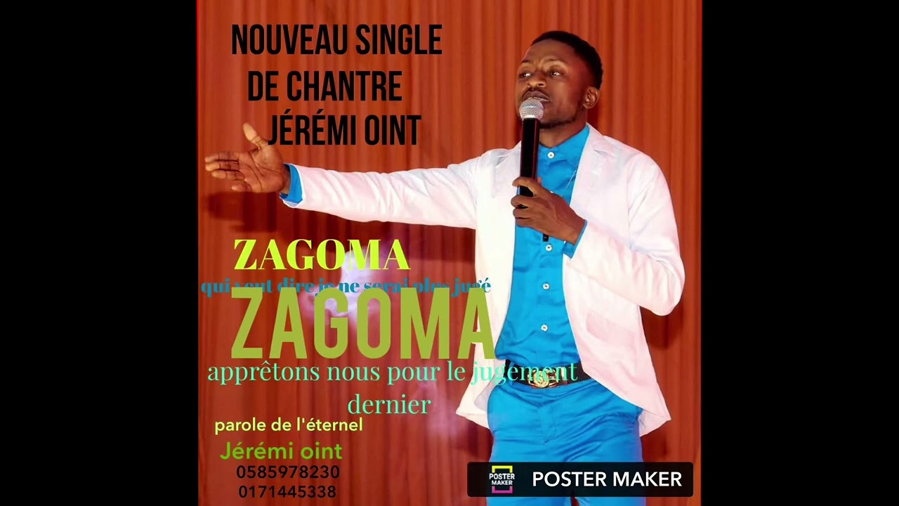 Le nouveau single de chantre Jérémi oint zagoma