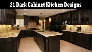 21 Dark Cabinet Kitchen Designs