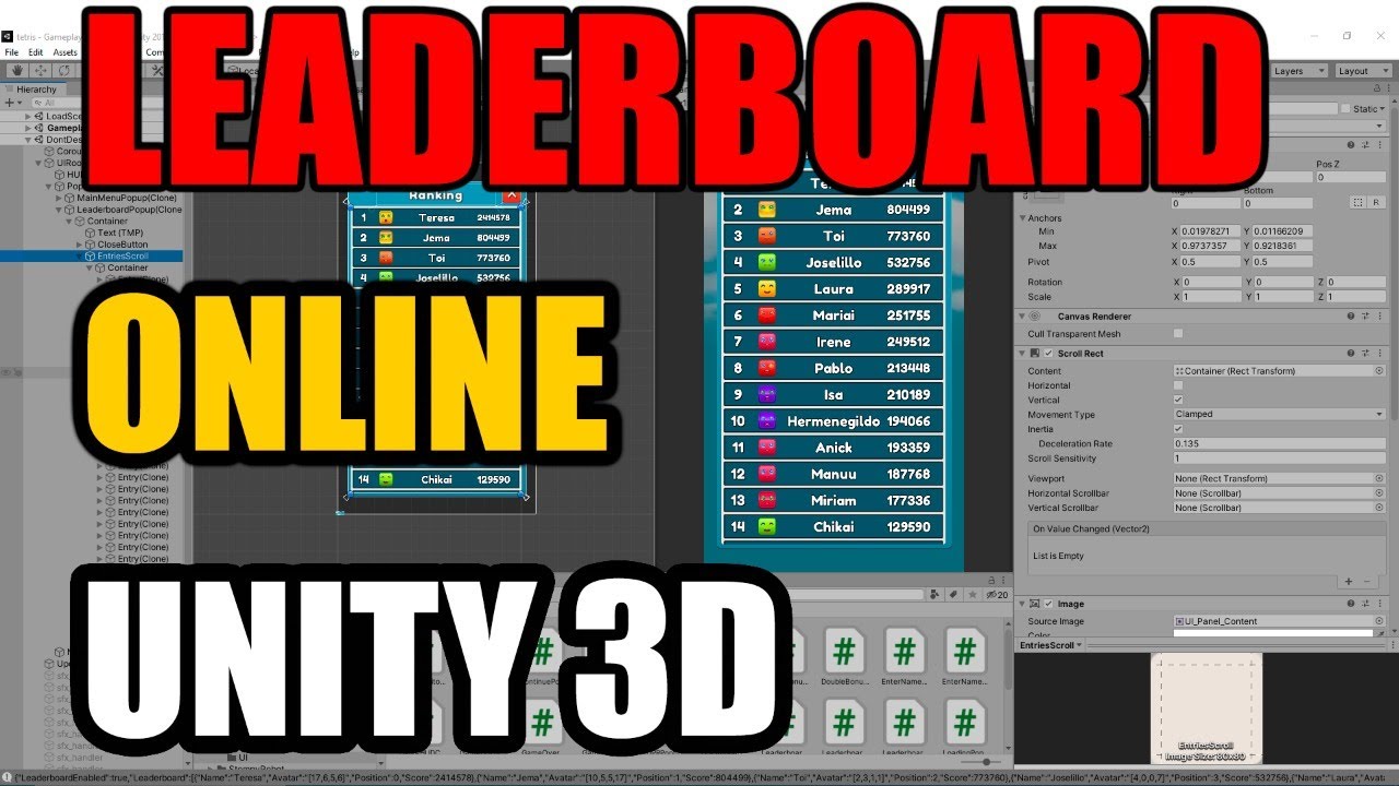 Haciendo Un Leaderboard Online Con Vosotros YouTube