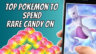 Top Pokemon to Spend Rare Candy on in Pokemon Go!