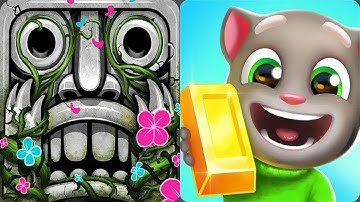 Talking Tom Gold Run vs Temple Run 2 Android Gameplay #3