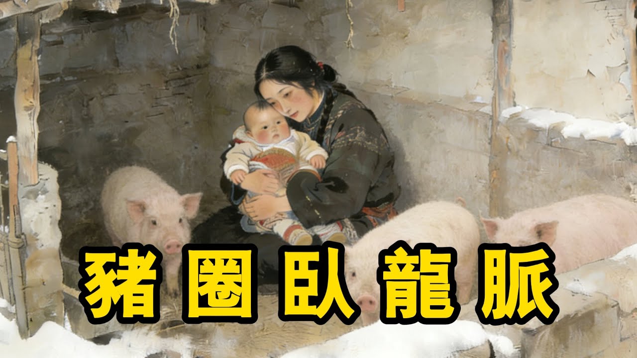 狠心兄長吞祖產，逼弟媳帶盲兒睡豬圈！寒冬夜豬圈突然塌陷，母子墜下地洞，抬頭驚見夜明珠滿牆，還照出龍脈圖！