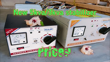 5kva/3kva stabilizer price?