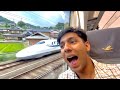 First time in JAPAN 🇯🇵 Bullet train 😨 too fast