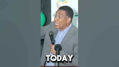 Look what Andrew Holness said about the Pnp. #andrewholness #jlp