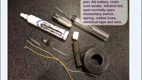 Build an Infrared Pen for the Wiimote Interactive Whiteboard