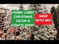 HOBBY LOBBY CHRISTMAS DECOR & CRAFTS 2020! SHOP WITH ME!!