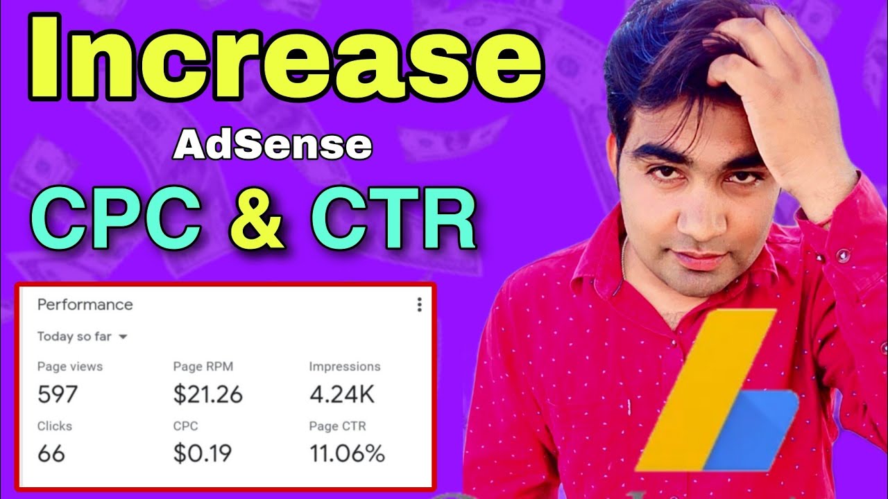How to increase page CTR & CPC | 5X earning