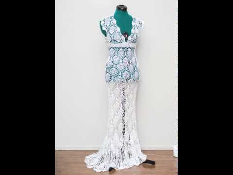  Crochet  Wedding  Dress  Stop Motion Animation YouTube