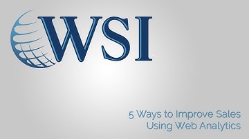 5 Ways to Improve Sales Using Web Analytics