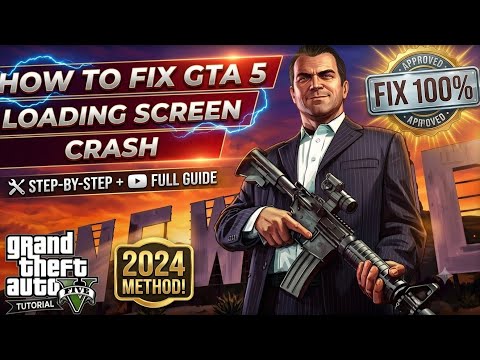 GTA 5 Crashon Loading Screen Fix 2026 | 100% Working