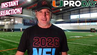 INSTANT REACTION to Miami Pro Day Featuring 16 Hurricanes & All 32 NFL Teams | 2026 NFL Draft