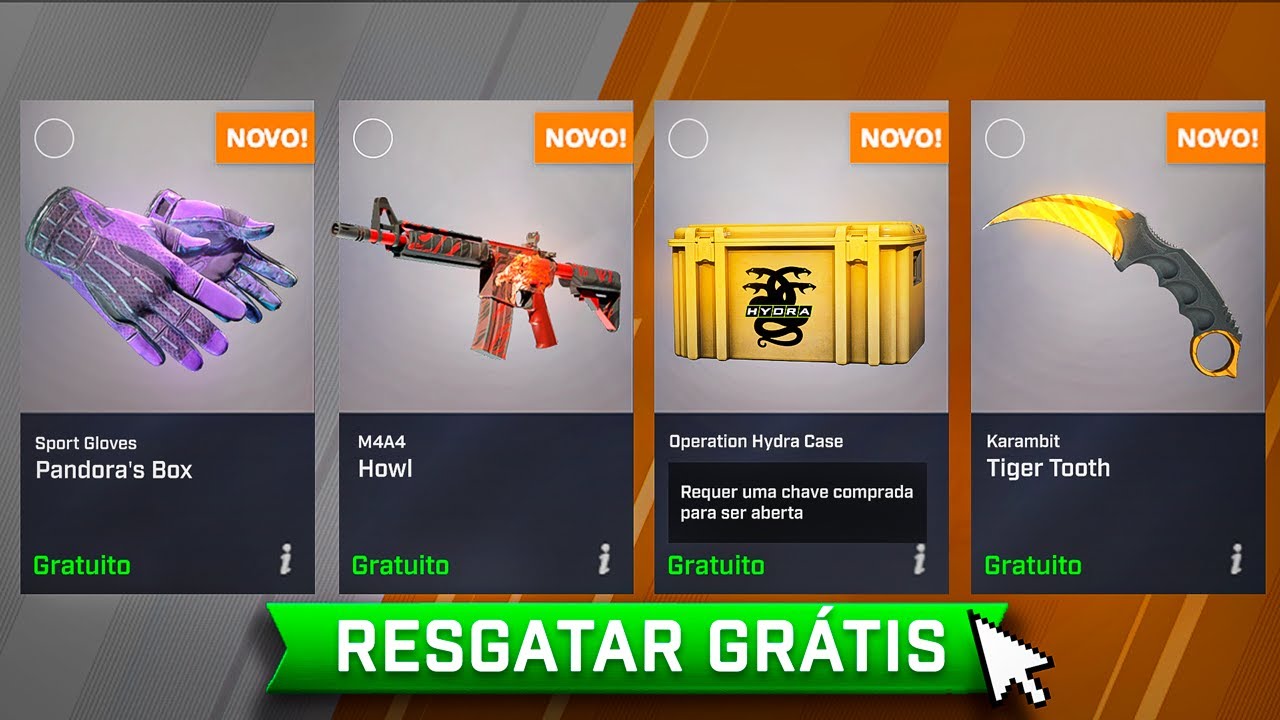 Como Ganhar SKINS de GRAÇA no CS2