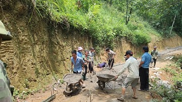 Nối Dài Con Đường Bản (Ná Đoong ) Hoàn Thành Hơn 1 Nửa Con Đường |Cói Lalin