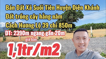 Bán Đất Diên Khánh Khánh Hòa|Đất Vườn Suối Tiên Giá Rẻ|Nha Trang Nhà Đất Khánh Hòa