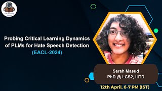 Probing Critical Learning Dynamics of PLMs for Hate Speech Detection | EACL - 2024(Findings)