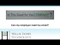 Can My Employer Read My Email?