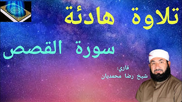 تلاوة هادئة سورة القصص 🎧❤️ قرآن ألكريم || قاري: شيخ رضا محمديان Qari Sheikh Reza Mohammadian