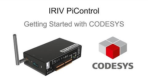 Getting Started with IRIV PiControl and CODESYS #IRIV #codesys