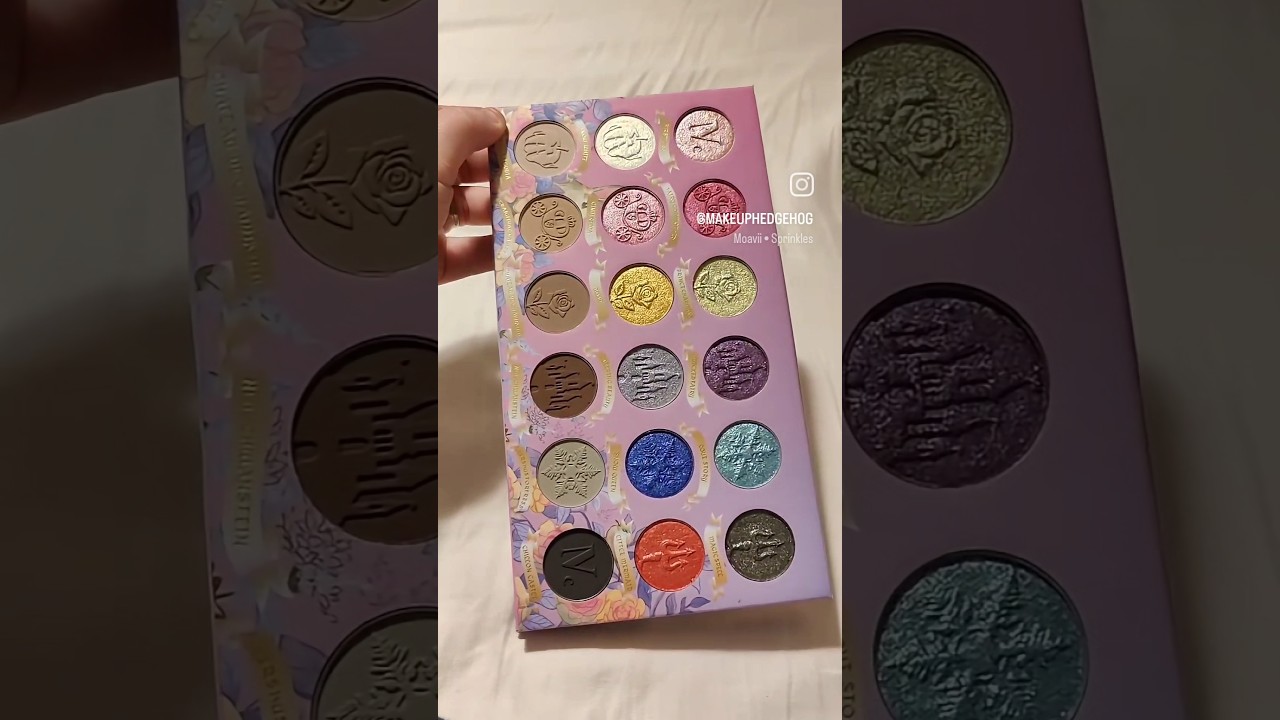 Nomad Cosmetics Fairy Tale Europe palette swatches 🏰🩷