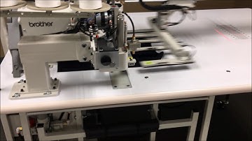 982  Automatic Placket Setting Workstation