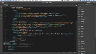Hero text and Images in web pages using html5, css3 and dreamweaver