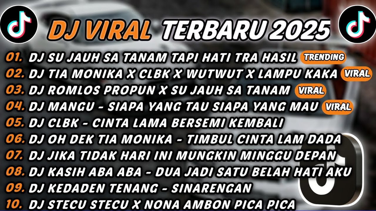 DJ TIKTOK TERBARU 2025 - DJ SU JAUH SA TANAM TAPI HATI TRA HASIL🎵DJ TIA MONIKA X CLBK X WUTWUT🎵