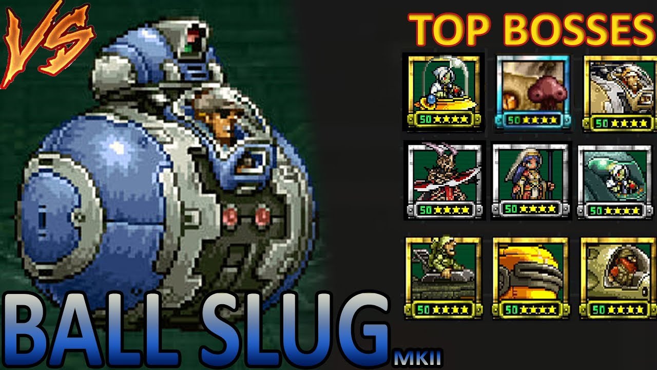 Metal Slug Attack VERSUS BALL SLUG MKII vs TOP BOSSES