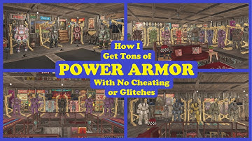 How I Get Tons of Power Armor - Fallout 4 - No Cheating or Glitches