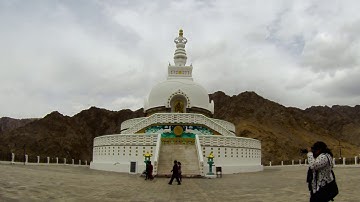 Timelapse Video of Shanti Stupa, Leh ladakh