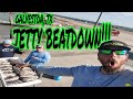 Galveston tx jetty beat down  huge black drum sheephead and good times