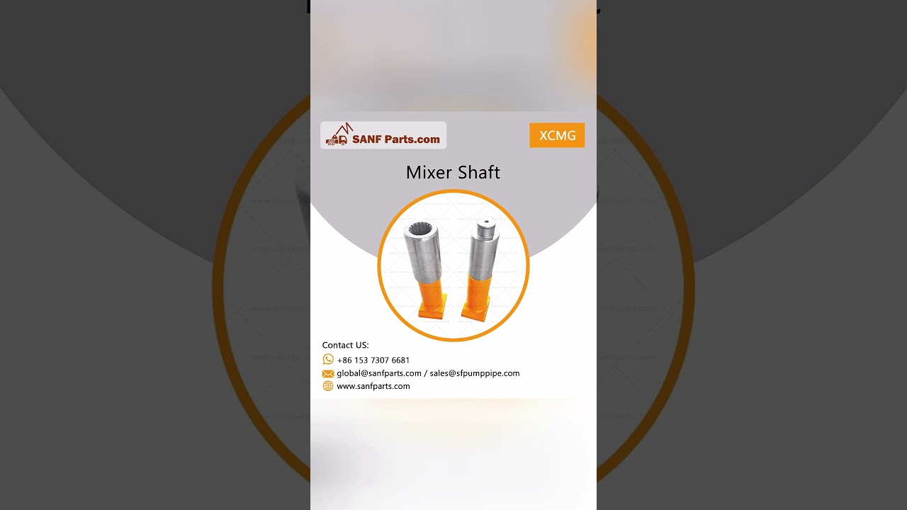 XCMG concrete pump parts     