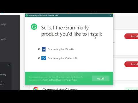 how to add Grammarly to outlook