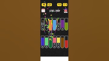 Water sort puzzle - Level 2669 #watersortpuzzle #games #level2669 #watersort #gaming #gameplay