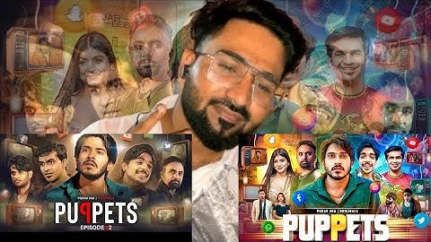 Puppets l Episode 1 and 2 : कर्मचक्र l Purav Jha | ft. Rohit Zinjurke | Reaction vedio