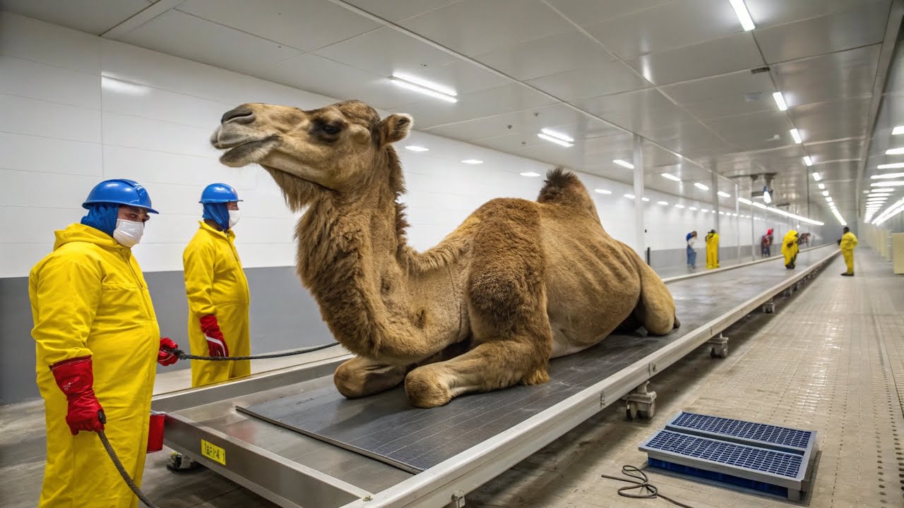 Inside the Camel Leather & Fur Factory ! Full Process Revealed ! Billion Factory Secrets
