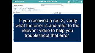 Enrollment Shopping Cart - NAU Academic Advising