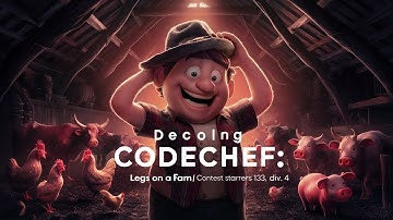 Codechef starters 133 | div 4 | Legs on a Farm | C++ explanation | in Bangla