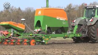 Güttler Frontpacker Avant 610-56 mit Fendt 936 - Saatbettbereitung beim Maislegen