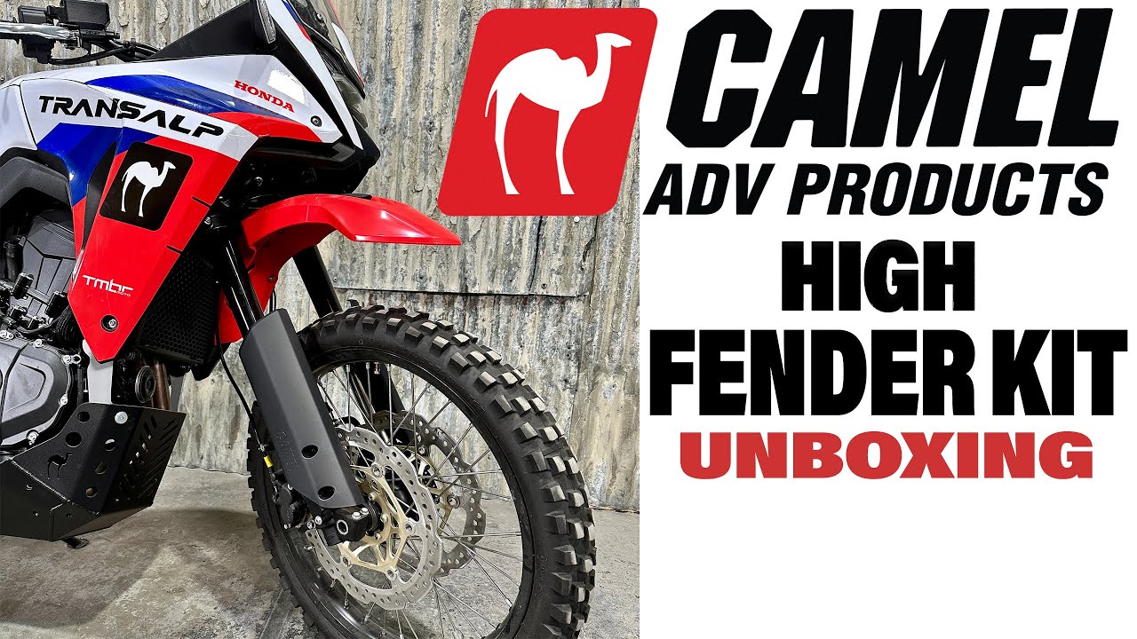 Unboxing the Ultimate Off-Road Mod: Camel ADV High Fender Kit for Honda Transalp 750