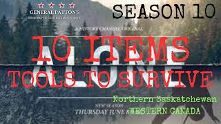 ALONE SEASON 10 - LIST OF 10 ITEMS #alone #survival #bushcraft