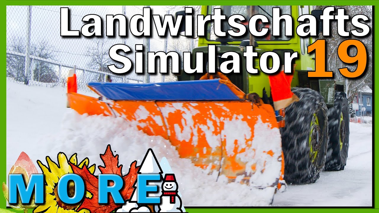 LS19 MORE ► WINTERDIENST im LS ⛄ SEASONS Farming Simulator 19 [s4e27] gaming logo