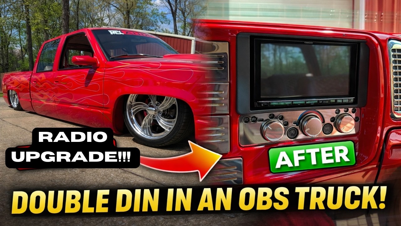 How to Install a Double DIN Radio in an OBS Truck (Full Dash Mod Guide)