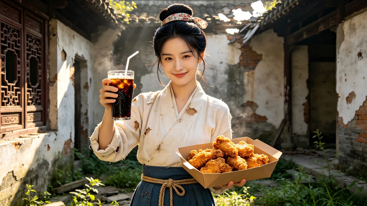 外賣員穿越成冷宮棄妃，靠奶茶逆襲寵冠後宮