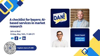 A checklist for buyers: AI-based services in market research