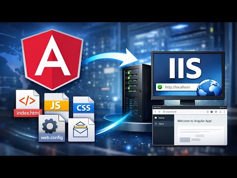 Angular Deployment on IIS Server Step by Step | Host Angular App on Windows Server