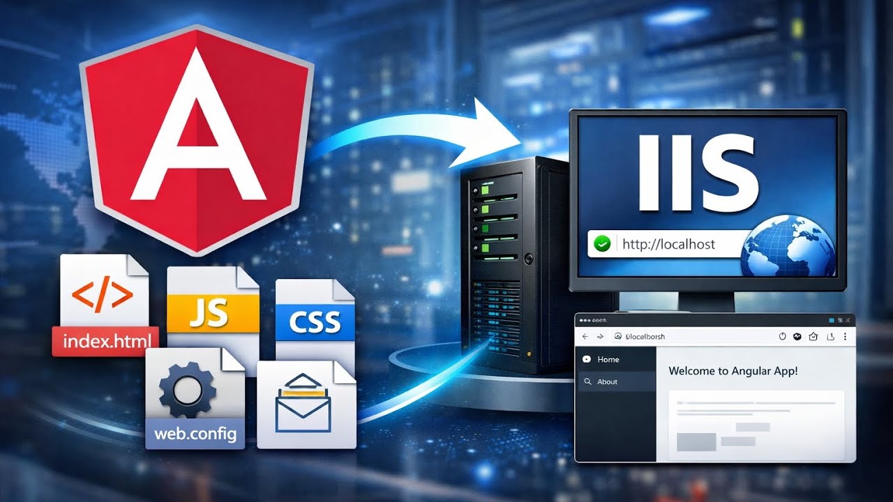 Angular Deployment on IIS Server Step by Step | Host Angular App on ...