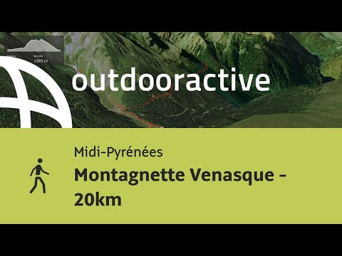 circuit de randonnée - Midi-Pyrénées: Montagnette Venasque - 20km