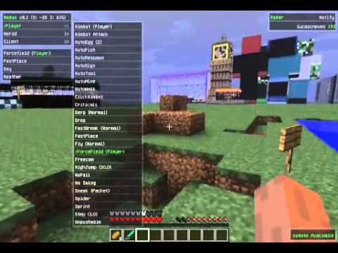 Читы для Minecraft minecraft чит-клиенты nodus